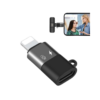 Untitled design (19) Puluz USB-C / Type-C to 8 Pin OTG Adapter (Black)