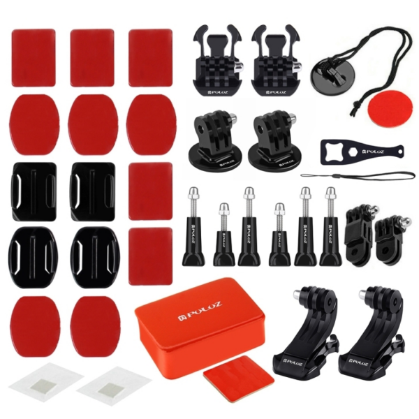 Puluz 53 in 1 Accessories Ultimate Combo Kits for sports cameras