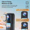 Puluz Rotating Optical Tempered Glass Lens Guard Protective Cover For Insta360 X5 (Transparent)
