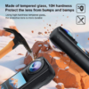 Puluz Rotating Optical Tempered Glass Lens Guard Protective Cover For Insta360 X5 (Transparent)