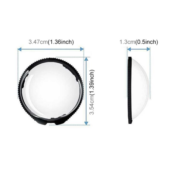 Puluz Rotating Optical Tempered Glass Lens Guard Protective Cover For Insta360 X5 (Transparent)