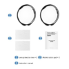 Puluz Rotating Optical Tempered Glass Lens Guard Protective Cover For Insta360 X5 (Transparent)
