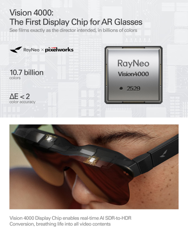 RayNeo Air 4 Pro AR Glasses