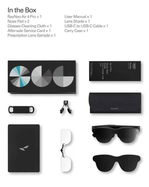 RayNeo Air 4 Pro AR Glasses