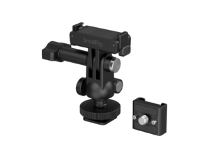 SmallRig 6396 QR Adapter Support with Cold Shoe Mount and Ball Head for DJI Osmo Action 6 / Nano