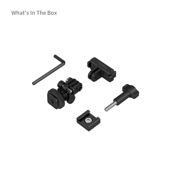 SmallRig 6396 QR Adapter Support with Cold Shoe Mount and Ball Head for DJI Osmo Action 6 / Nano