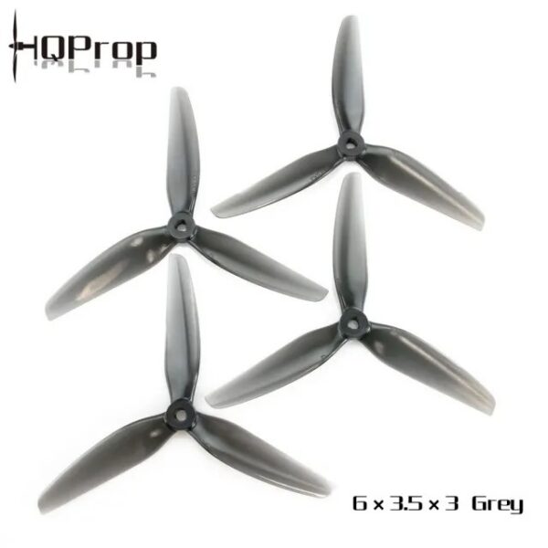HQProp 6X3.5X3 Light Grey (2CW+2CCW) Poly Carbonate Prop