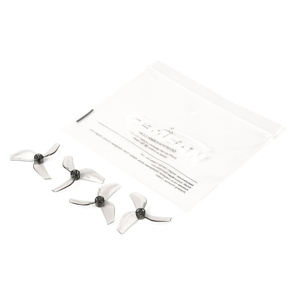 BetaFPV Gemfan 1409 (35mm) 3-Blade Propellers, 1,0mm Shaft, 4pcs (Clear Grey)