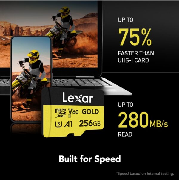 Lexar GOLD MicroSDXC USHII  R280/W180 256GB