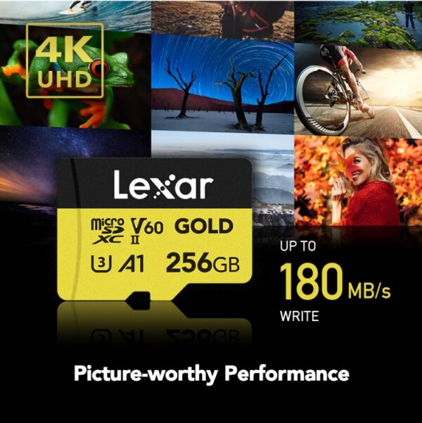 Lexar GOLD MicroSDXC USHII  R280/W180 256GB