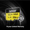 Lexar GOLD MicroSDXC USHII  R280/W180 256GB