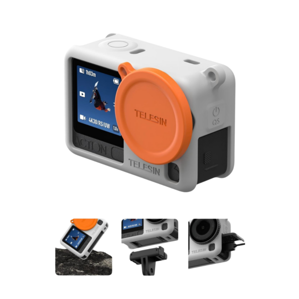 Telesin Silicone Case  for DJI Osmo Action 6 / Grey