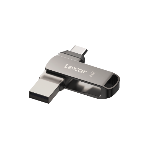 Lexar JumpDrive Dual Drive D400 Type-C/Type-C & Type-A, up to 130MB/s read (USB 3.1) 64GB