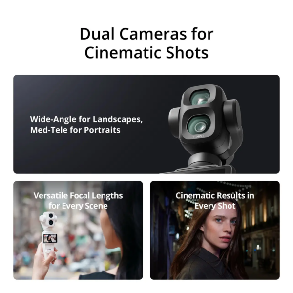 DJI Osmo Pocket 4P Standard Combo (Pearl White)