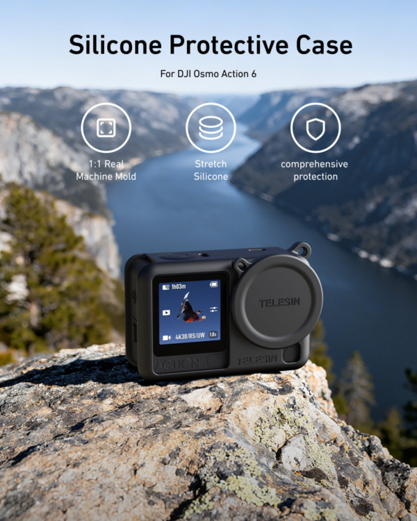 Telesin Silicone Case  for DJI Osmo Action 6
