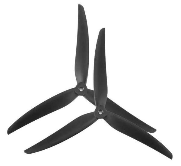 Gemfan 8040 Cinelifter Glass Fiber Nylon 3 Blade CW/CCW- Black (1 pair)